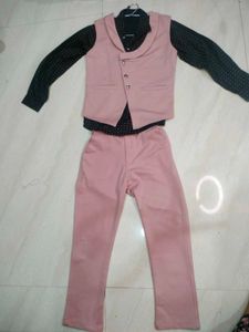 3 Piece Shirt Jacket & Pant Set