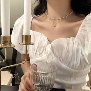 Delicate Layered Pearl Necklace
