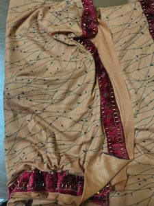 Embellished Ethnic Saare