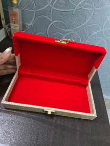 Designer Red &amp; Gold Clutch/Box