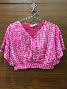 Pink Crop Top