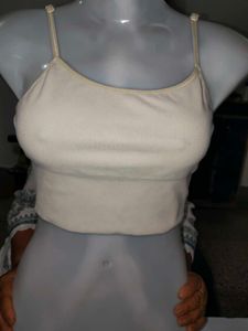 H&M Sport Ribbed Cami Crop Top / Sports Bra
