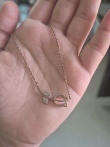 give silver necklace