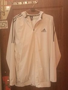 Adidas Light Jacket with Hoodie size xl can be fit