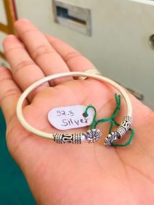Italian Kada  pure 925 Silver (wt:10.280g)