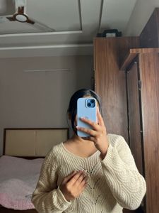 Cream Knit Sweater
