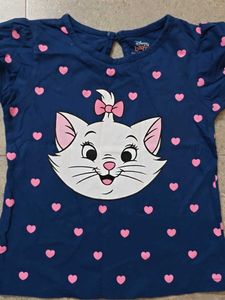 (Set of 3) Babyhug Marie Cat T-Shirts 4-5year
