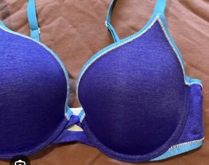 Blue Padded Bra