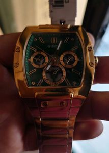 Original Guess Gold &amp; Green Watch