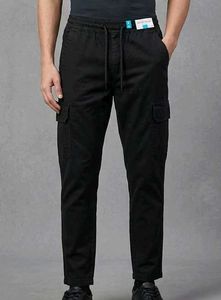 Zudio Men's Black Cargo Pants