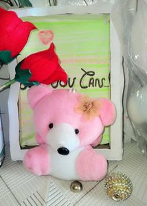 Cute Pink Teddy Bear Toy 🧸