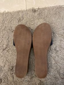 Ladies Slip Ons, Blue, Size 40