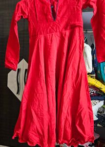 Girl Anarkali Kurti Set