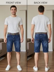 Men's Blue Denim Shorts