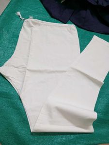Classic White Straight Leg Trousers