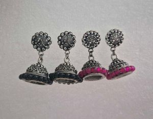 Customized Designer Jhumka Earrings - Unused