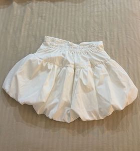 White Bubble Skirt