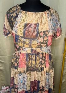 3 for 999 y2k Bohemian Patchwork Mini Dress