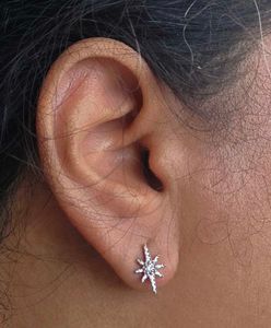 Sparkling Star Earrings SS925