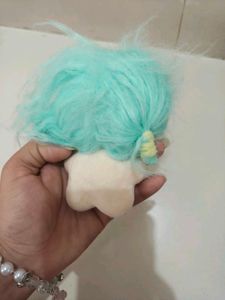 Cute Doll Keychain with Fluffy Hair
