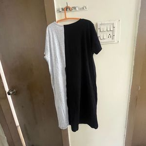 Color Block T-Shirt Dress