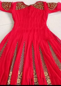 Long Frock With Embroidery