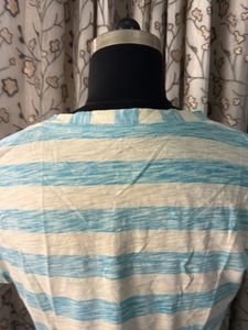 Striped V-Neck T-Shirt