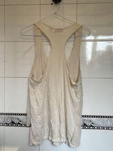 Elle Cream Ruffle Tank Top