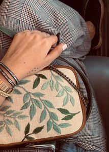 DHAAGA LIFELeafy Vegan Suede Sling Bag