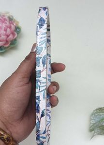 Handcrafted Botanical Concrete Trinket Tray | Blue