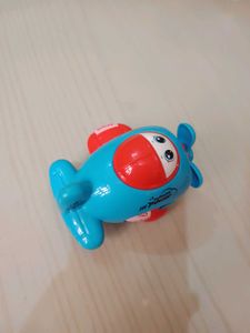 Cute Blue Airplane