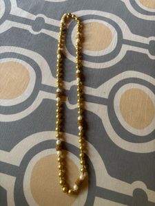 Elegant Pearl &amp; Gold Necklaces