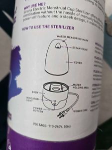 Sirona Electric Menstrual Cup Sterilizer