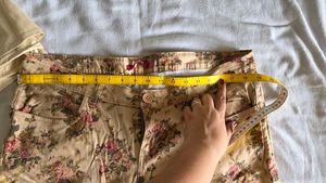 Vintage Floral Print Jeans
