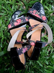 ˚˖𓍢ִ໋❀Floral Strap Heels˚˖𓍢ִ໋❀