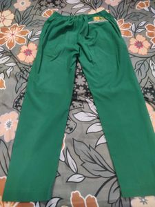 Green Casual Pants