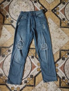 Brand New High Waisted Distressed Jeans For Women
