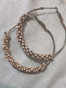 Sparkling Hoop Earrings