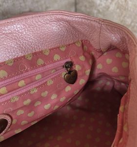 Chic Lovecat Pink Leopard Print Handbag