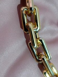 Dusty Rose Chain Shoulder Bag