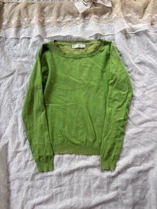 Lime Green Long Sleeve Sweater