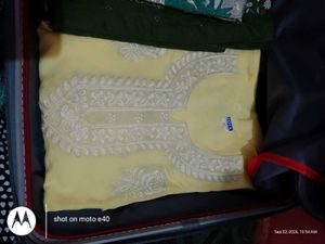 brand new full embroidery work kurties