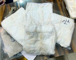 34, 36 bust size Elegant White Lace Peplum Top