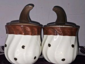 Cute Ceramic Jars Set