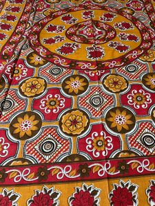 Vibrant Floral Print Bedsheet