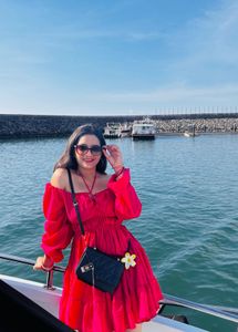 Vibrant Off-Shoulder Summer Dress