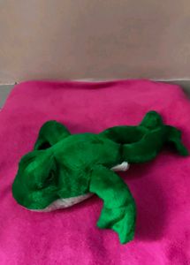 Green Plush Frog
