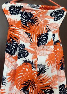Tropical Print Dress