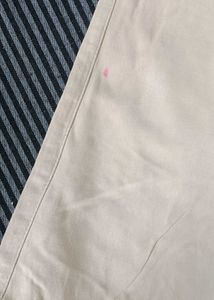 Cream/Beige Colour Jeans Pant