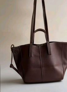 Stylish Tote Handbag available in 3 shades black,